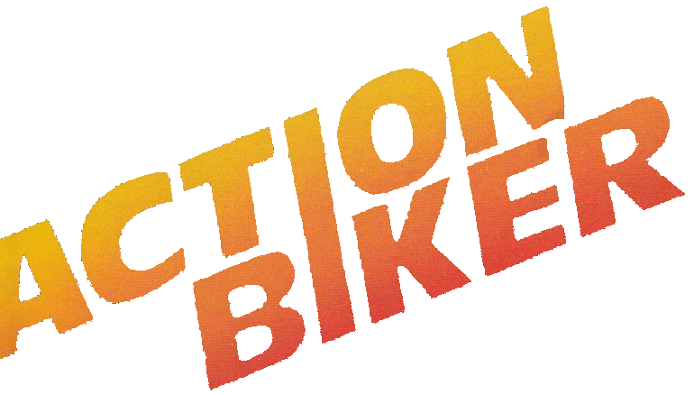 Action Biker logo for Commodore 64